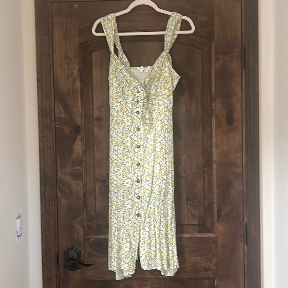 Astr RACHELLE PRINT MIDI DRESS